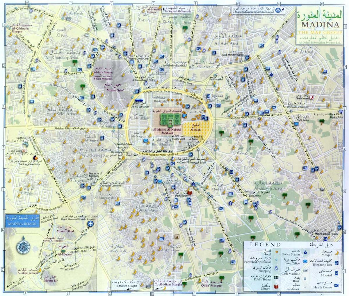 mapa madina munawara Saudi Arabia
