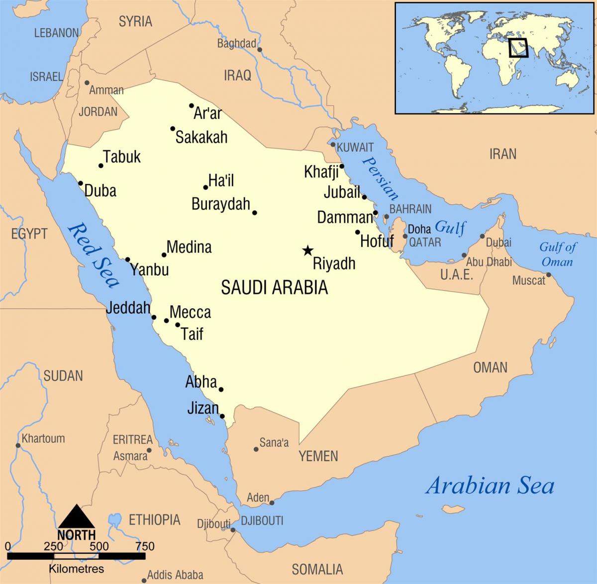riyadh KSA mapa