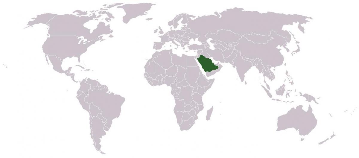 Saudi Arabia munduko mapan