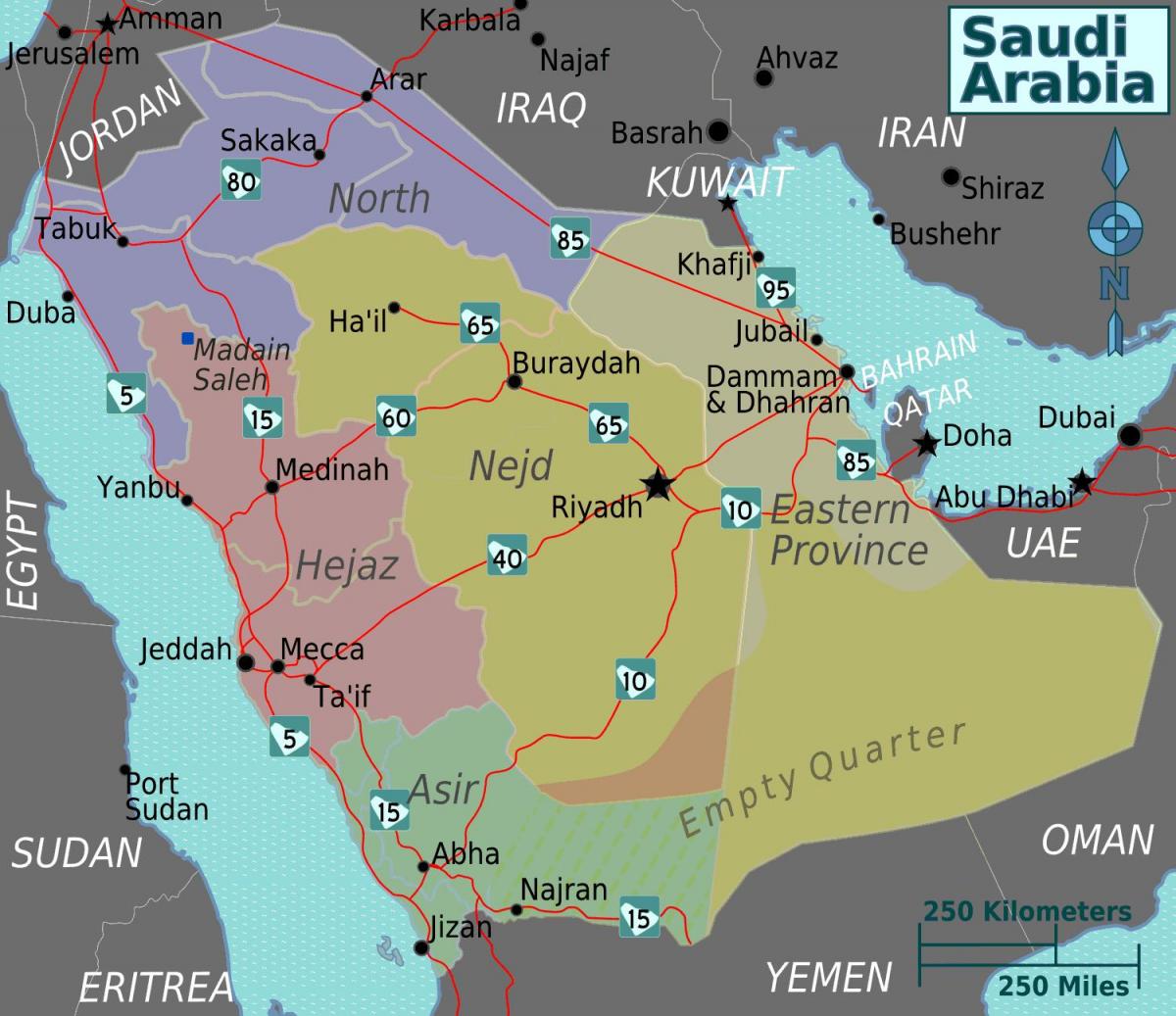 Mapa turaif Saudi Arabia