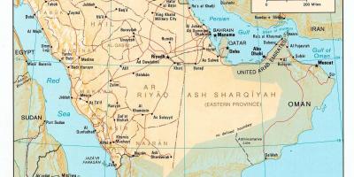 Saudi Arabia mapa hd