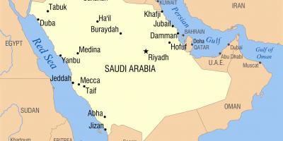 Riyadh KSA mapa
