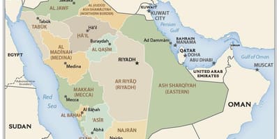 Qassim Saudi Arabia mapa