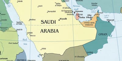 Mapa hiriburua Saudi Arabia
