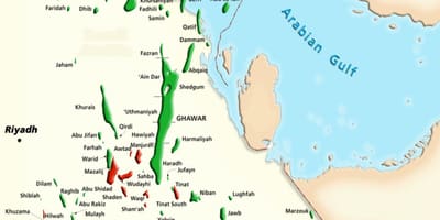 Mapa manifa Saudi Arabia