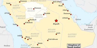 Mapa najran Saudi Arabia