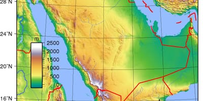 Mapa Saudi Arabia kota