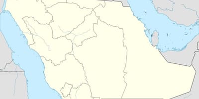 Mapa Saudi Arabia in
